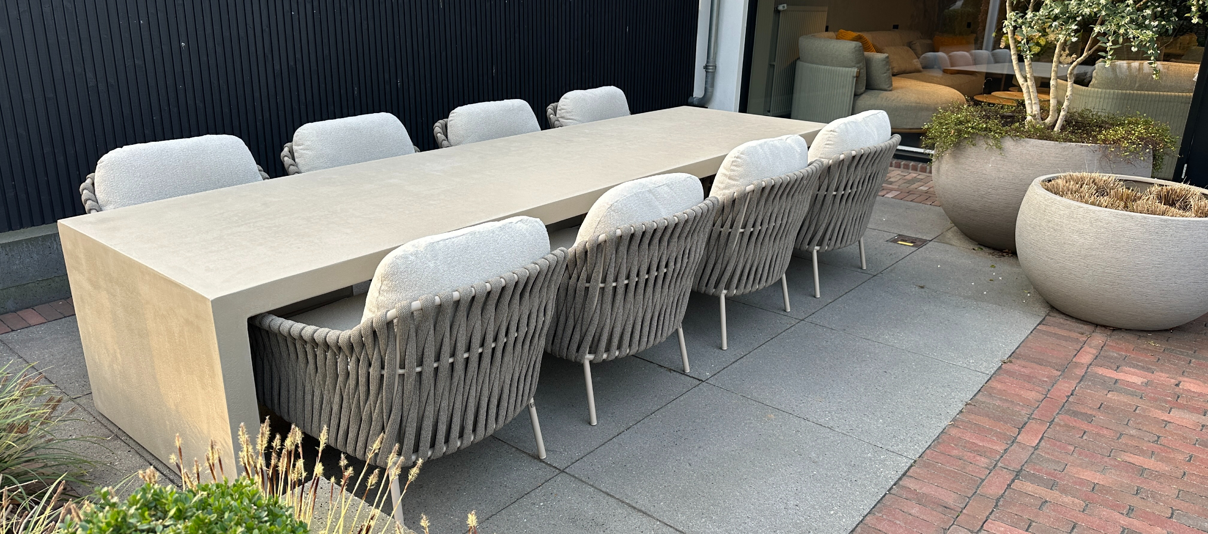 Comino low diningset HG tuinmeubelen   Comino low diningset Loosdrecht   2400 x 1062
