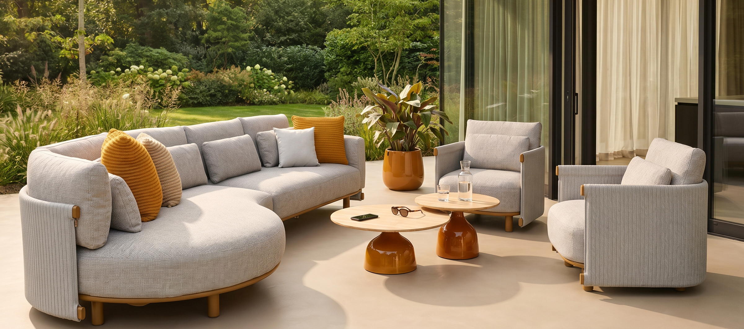 Safina loungeset HG tuinmeubelen   Safina loungebank Loosdrecht   2400 x 1062